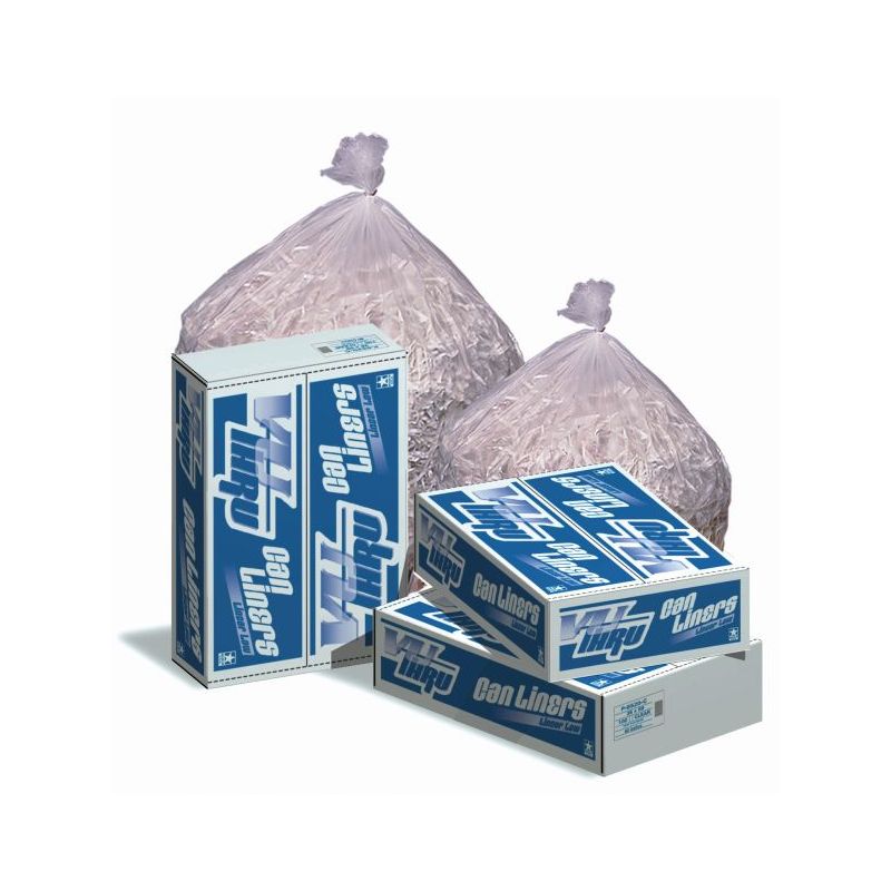 Clear Can Liner 38x58 1.1mil 100/cs (60 GALLON)