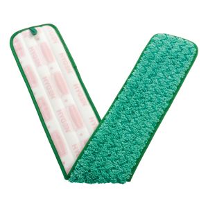 Rubbermaid HYGEN Microfiber Dust Mop Pad Green FGQ43800GR00