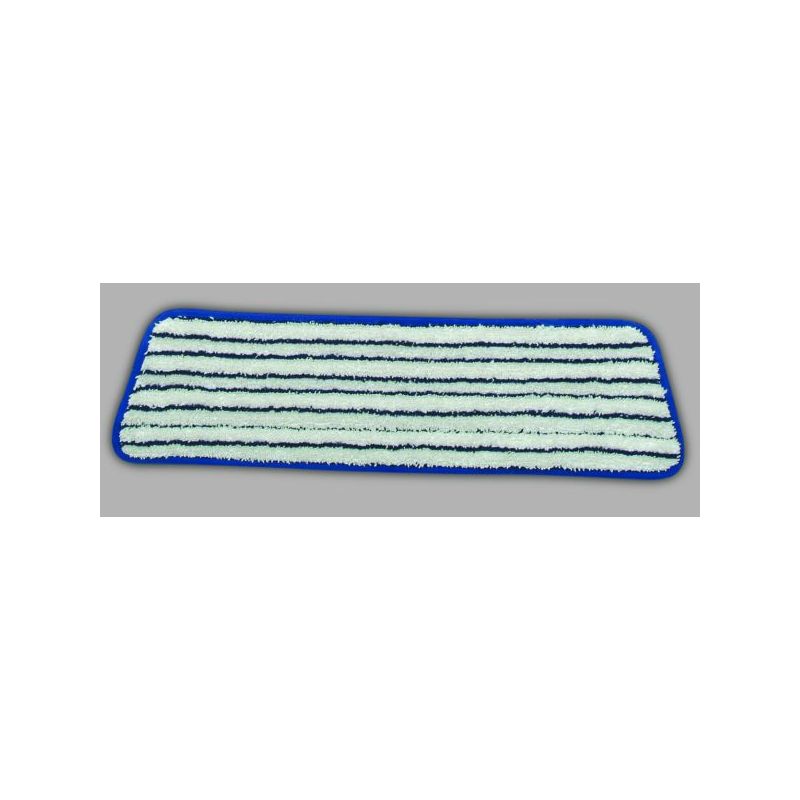 Rubbermaid FGQ80000WH00 18 Blue and White Microfiber Hook & Loop Finishing  Pad