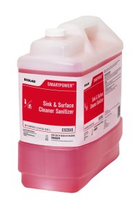 Ecolab Smartpower Sink & Surface Cleaner Sanitizer, 2.5 Gallon, Sweet ...