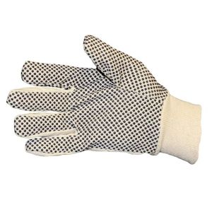 Radnor Large Black Foam Nitrile Palm Coated Gloves with 13 Gauge Gray Seamless Nylon Liner