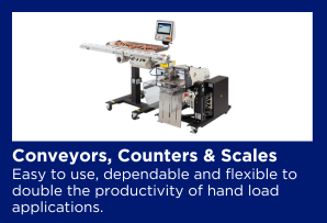 AutoBag brand conveyors, counters and scales for automatic bagging systems