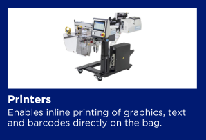 AutoBag brand printers for automatic bagging systems"
